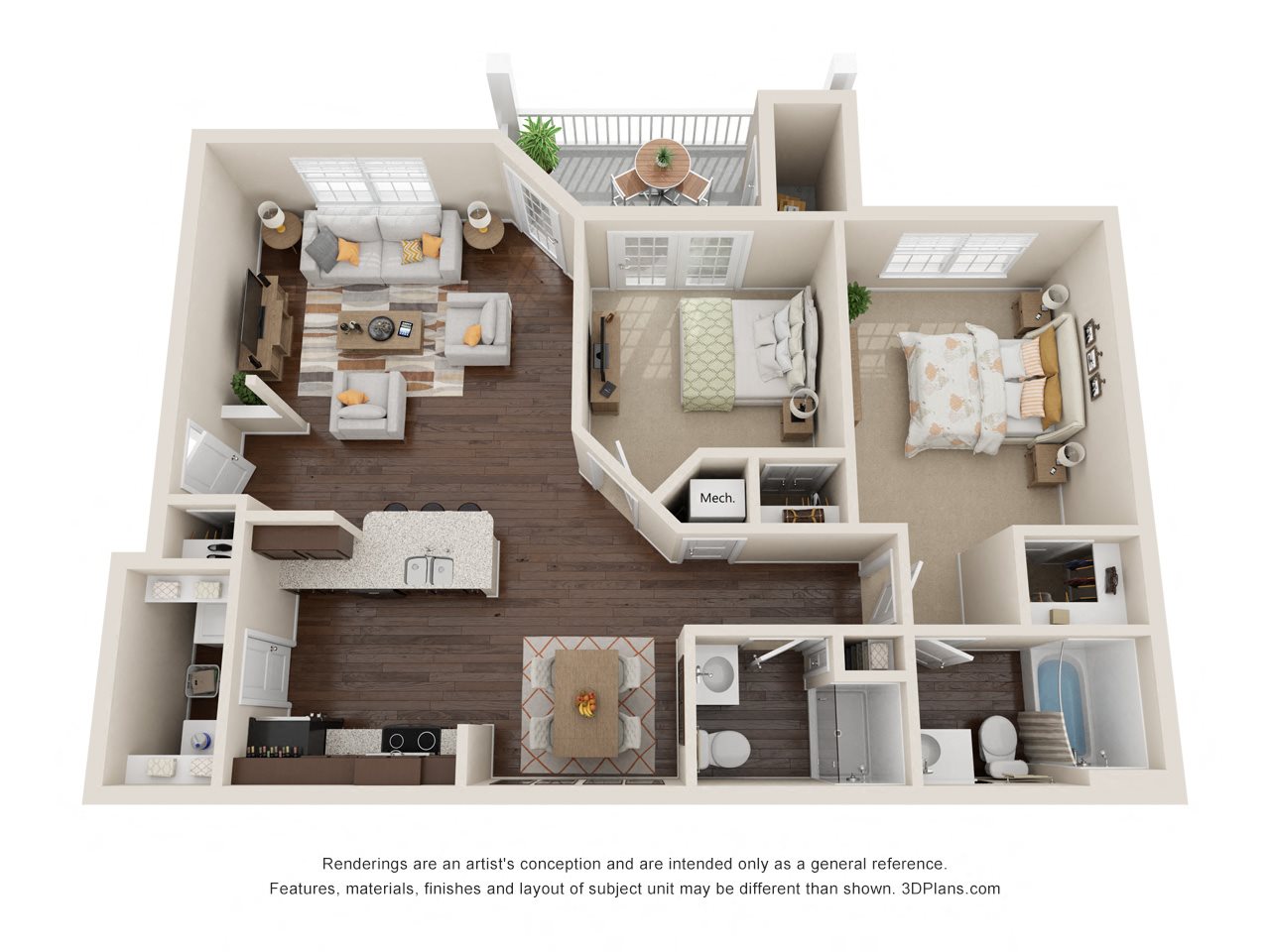 B1 Two Bedroom